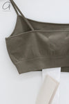 SWAYING 24 Autumn and Winter Cashmere Short Camisole Series SW-SW24AW1T03-HUILV Gray Green SW24AW1T04